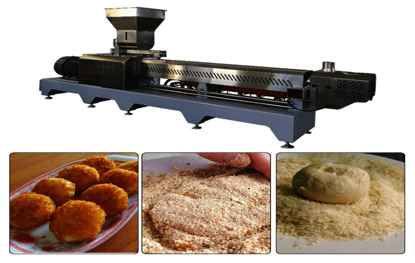 Extruder Picture of Bread Crumbs Making Machine