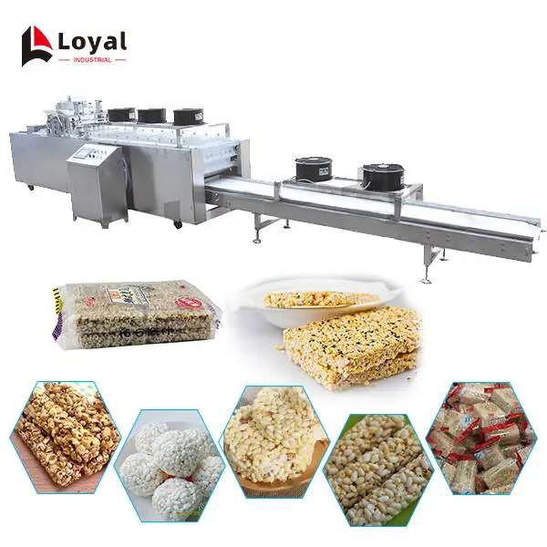 CE, equipo de fabricación de la barra de la nutrición ISO9001 para las barras de arroz infladas