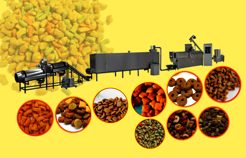 Popular Industrial Small Scale Dry Dog Food Production Machine for