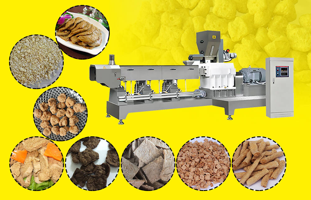 soya nuggets processing line