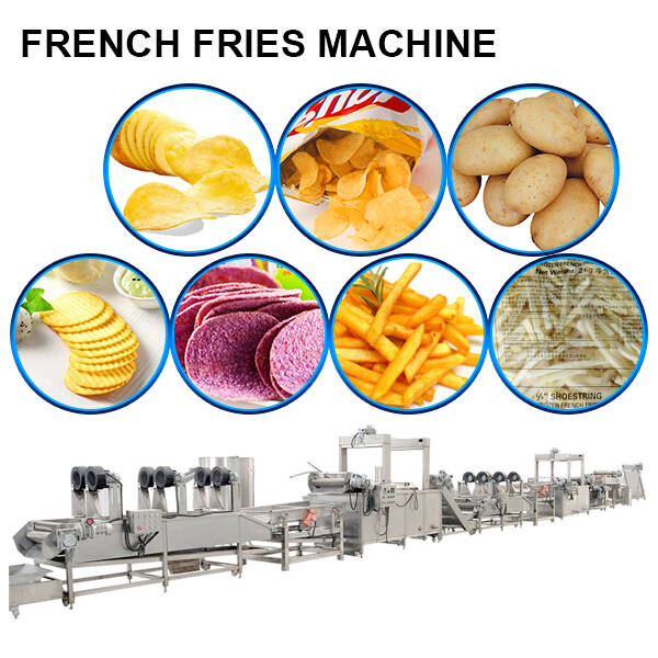 Automatic Frozen Potato French Fries Machine 500 kg/h For Business