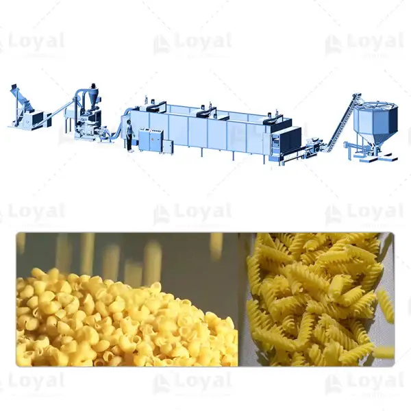 Pasta Macaroni Making Machine Single Screw Extruder with Capacity 200~250kg per hour