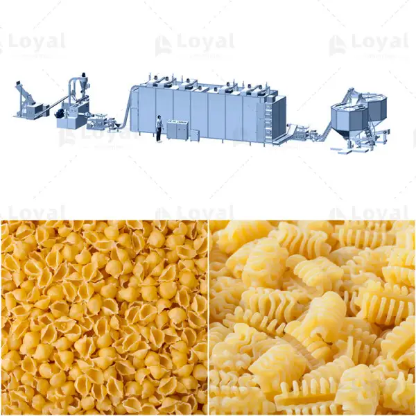 Pasta Macaroni Making Machine Single Screw Extruder with Capacity 200~250kg per hour